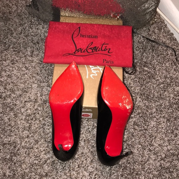 Pigalle Follies 85 Patent Red Bottoms - Picture 2 of 7